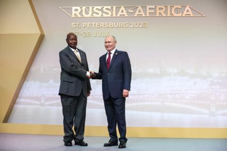 President museveni in Russia 2023