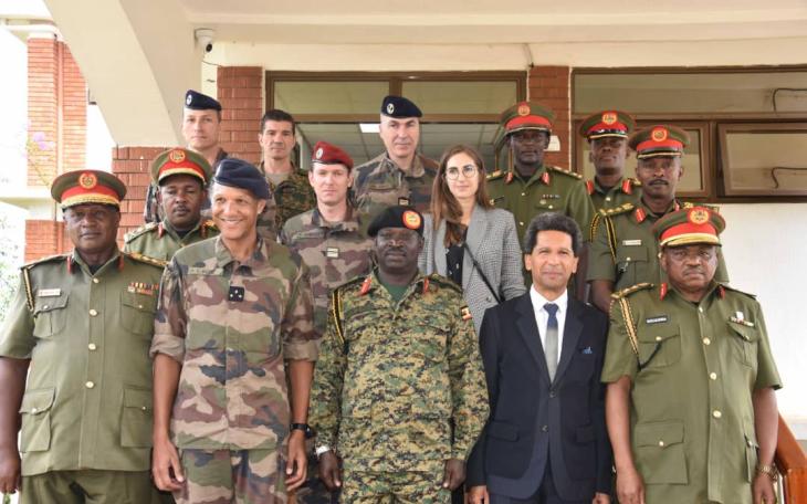 Force Commander of the French Forces Stationed in Djibouti Pays Courtesy Visit to UPDF