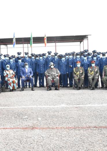 President Museveni Commissions 295 Officer Cadets, Eyes Permanent Presence in Space.