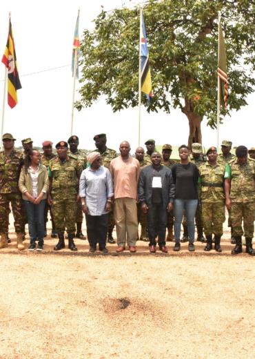UPDF EACRF Contingent Engages International Researcher on Management of Children in Armed Conflict